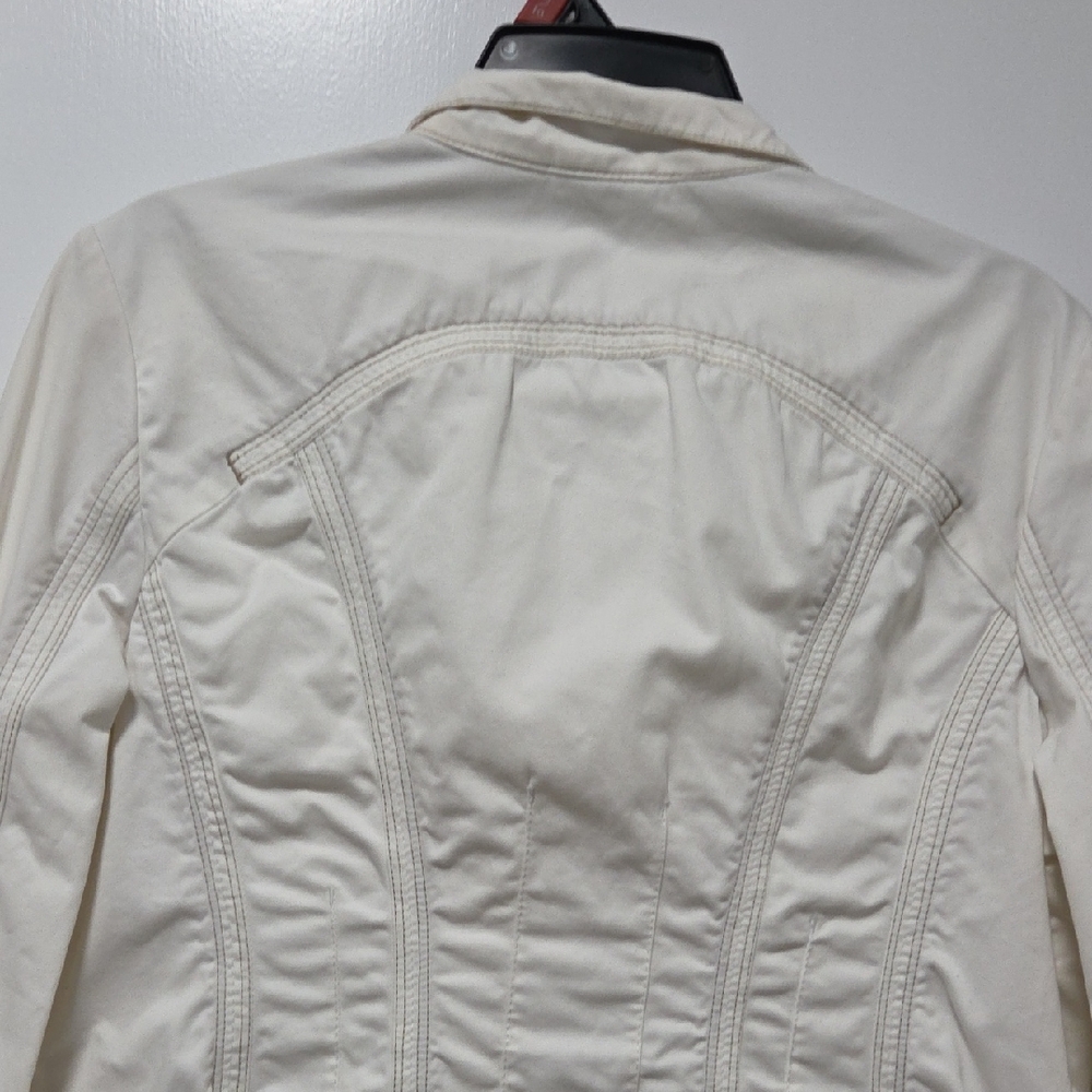 Chico's Off-White Utility Jacket - image 8